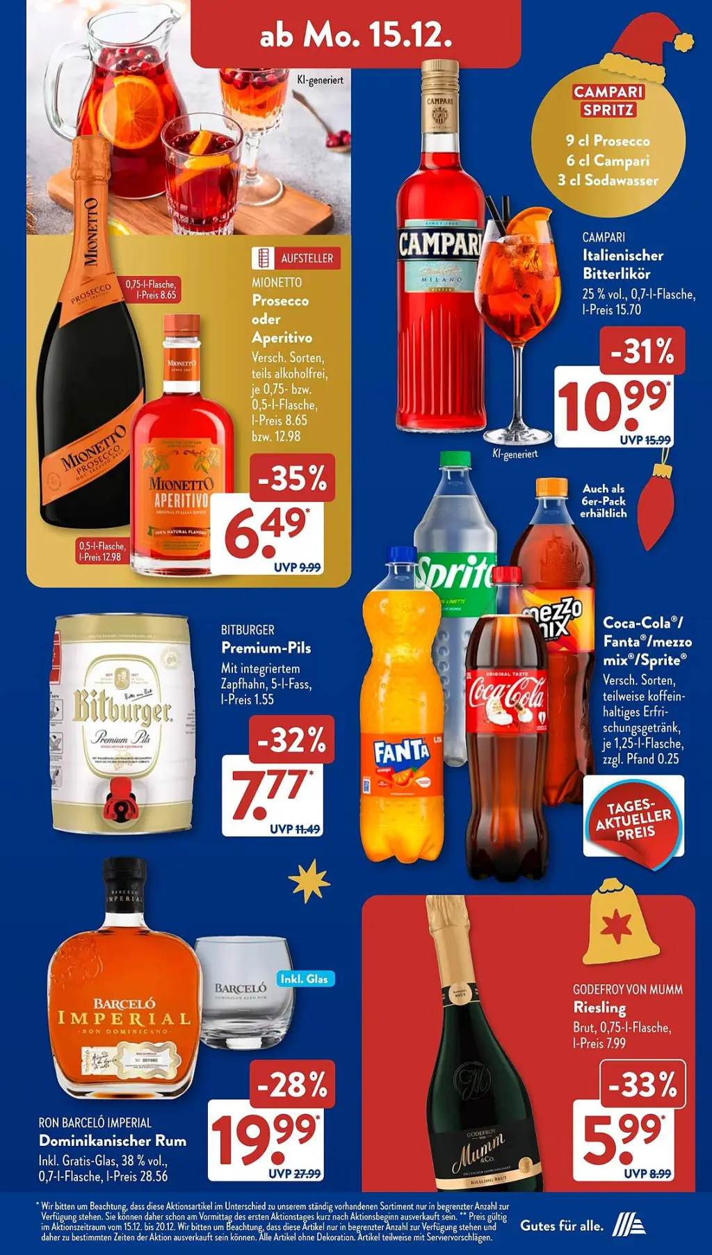Aldi S&uuml;d Prospekt KW51 mit aktuellen Angeboten und attraktiven Rabatten – günstige Lebensmittel, Sparen Sie bei Aldi S&uuml;d Prospekt diese Woche!