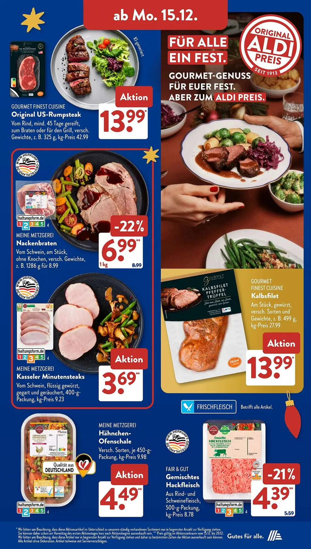 Aldi S&uuml;d Prospekt KW51 mit aktuellen Angeboten und attraktiven Rabatten – günstige Lebensmittel, Sparen Sie bei Aldi S&uuml;d Prospekt diese Woche!