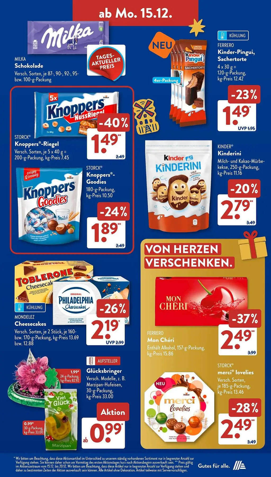 Aldi S&uuml;d Prospekt KW51 mit aktuellen Angeboten und attraktiven Rabatten – günstige Lebensmittel, Sparen Sie bei Aldi S&uuml;d Prospekt diese Woche!