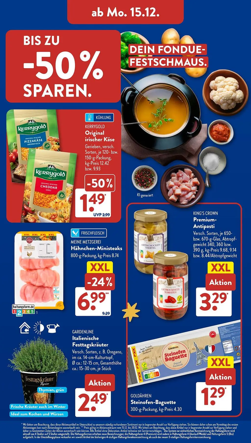 Aldi S&uuml;d Prospekt KW51 mit aktuellen Angeboten und attraktiven Rabatten – günstige Lebensmittel, Sparen Sie bei Aldi S&uuml;d Prospekt diese Woche!
