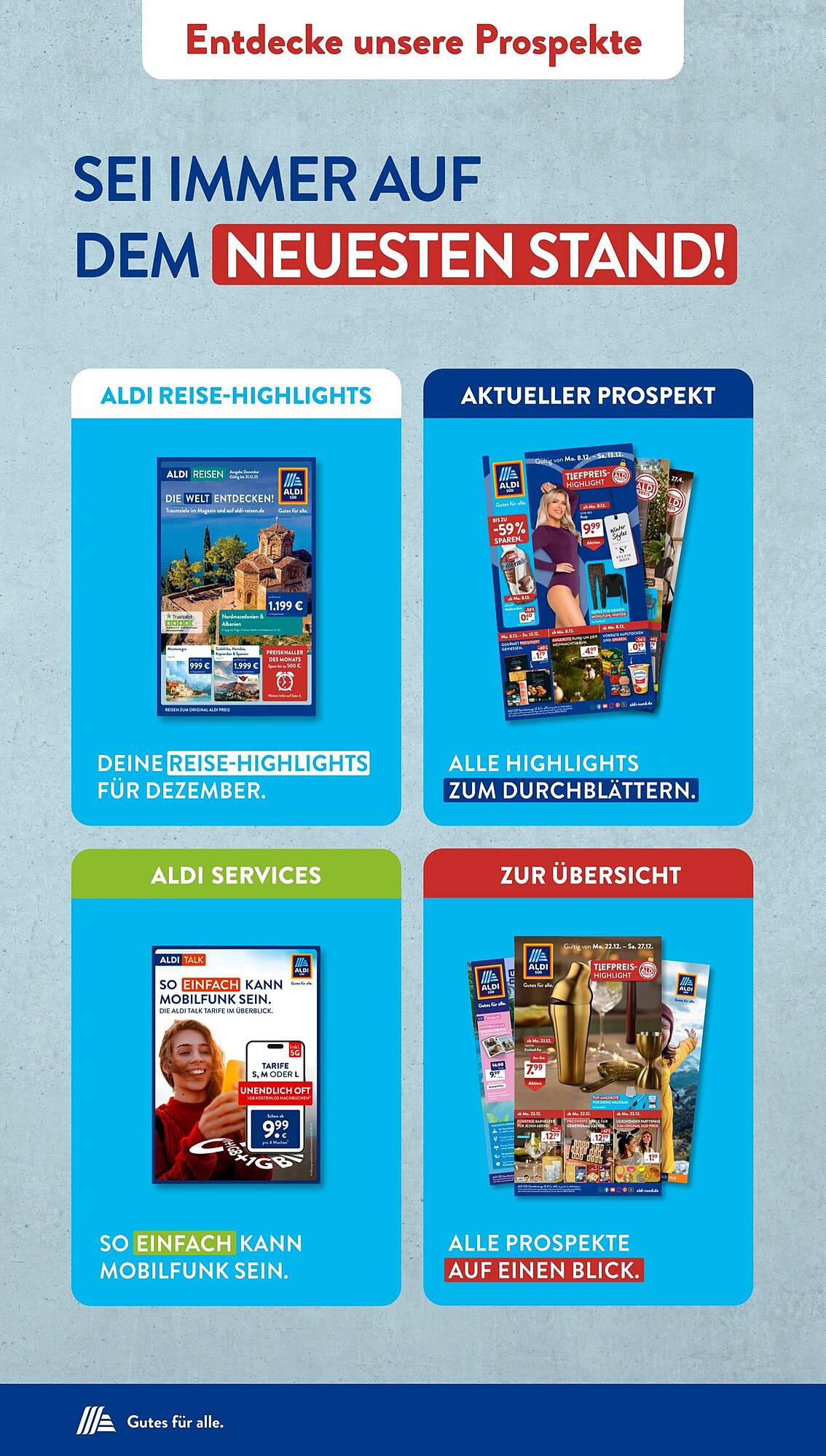 Aldi S&uuml;d Prospekt KW51 mit aktuellen Angeboten und attraktiven Rabatten – günstige Lebensmittel, Sparen Sie bei Aldi S&uuml;d Prospekt diese Woche!