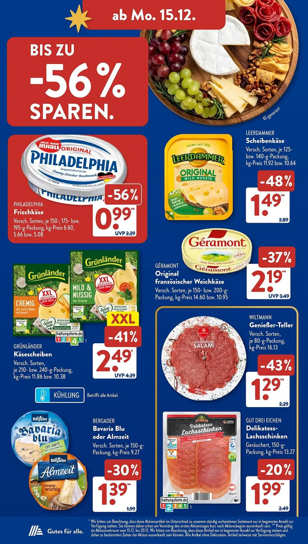 Aldi S&uuml;d Prospekt KW51 mit aktuellen Angeboten und attraktiven Rabatten – günstige Lebensmittel, Sparen Sie bei Aldi S&uuml;d Prospekt diese Woche!