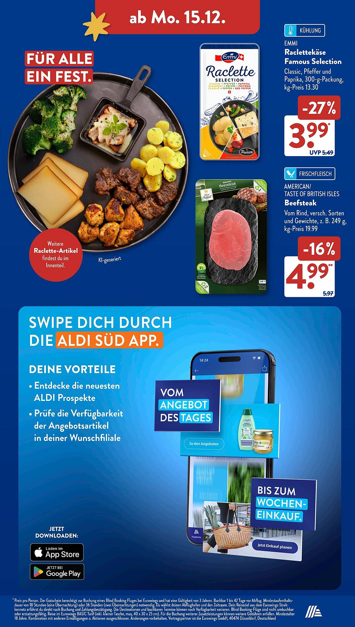 Aldi S&uuml;d Prospekt KW51 mit aktuellen Angeboten und attraktiven Rabatten – günstige Lebensmittel, Sparen Sie bei Aldi S&uuml;d Prospekt diese Woche!