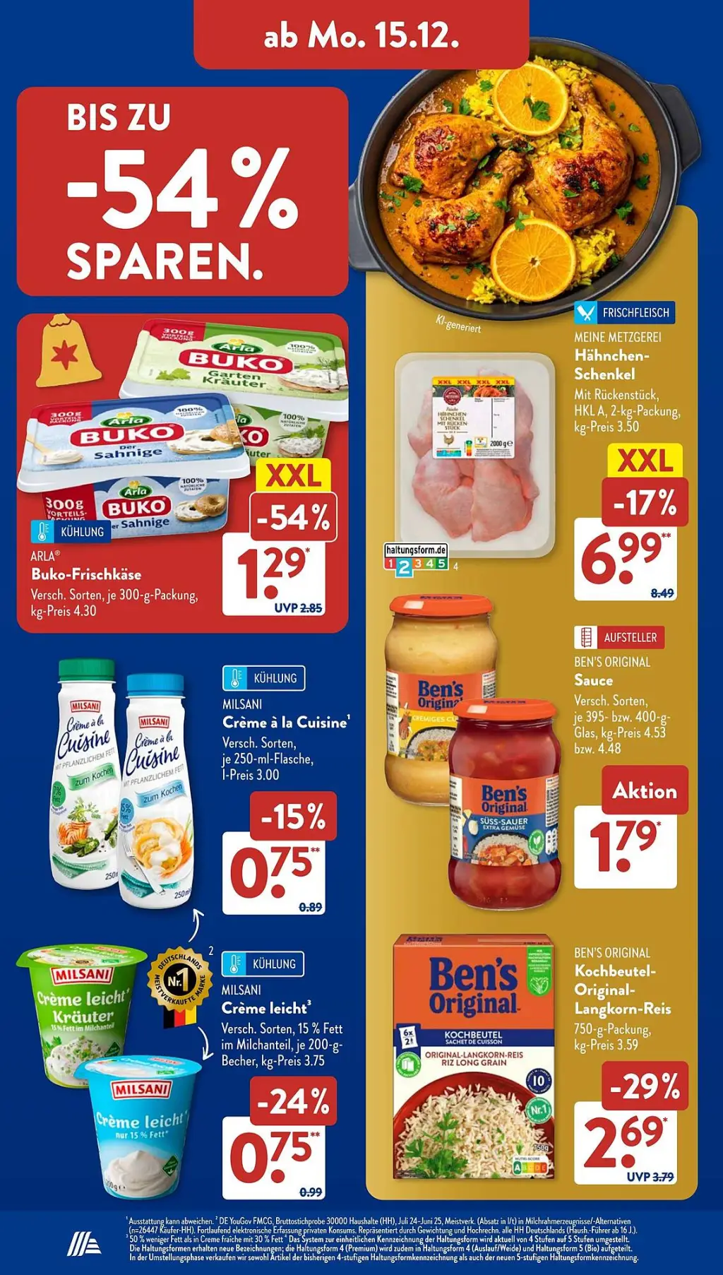 Aldi S&uuml;d Prospekt KW51 mit aktuellen Angeboten und attraktiven Rabatten – günstige Lebensmittel, Sparen Sie bei Aldi S&uuml;d Prospekt diese Woche!