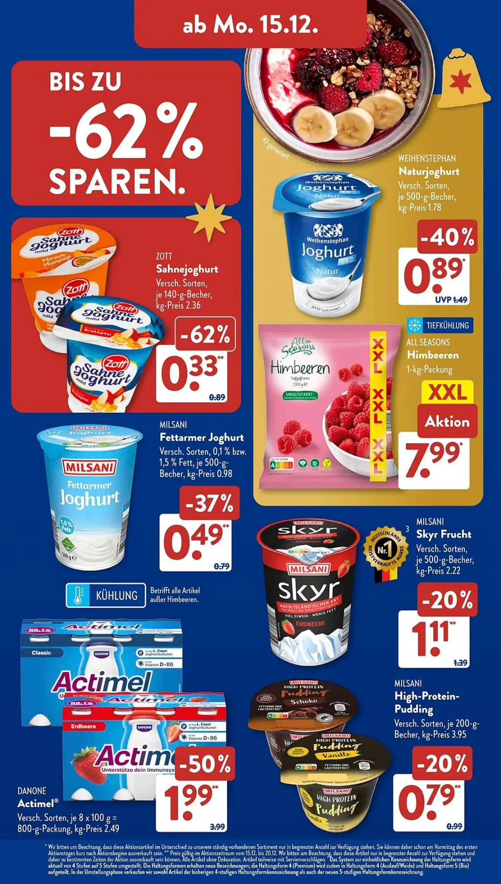 Aldi S&uuml;d Prospekt KW51 mit aktuellen Angeboten und attraktiven Rabatten – günstige Lebensmittel, Sparen Sie bei Aldi S&uuml;d Prospekt diese Woche!