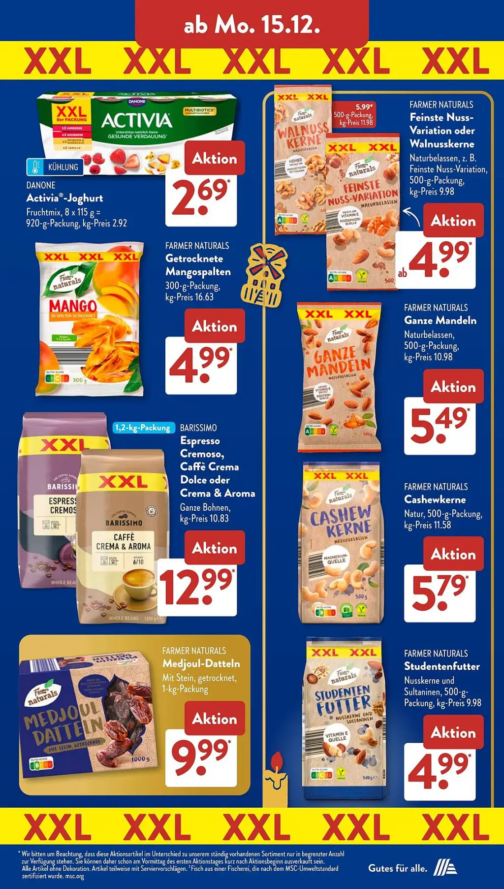 Aldi S&uuml;d Prospekt KW51 mit aktuellen Angeboten und attraktiven Rabatten – günstige Lebensmittel, Sparen Sie bei Aldi S&uuml;d Prospekt diese Woche!