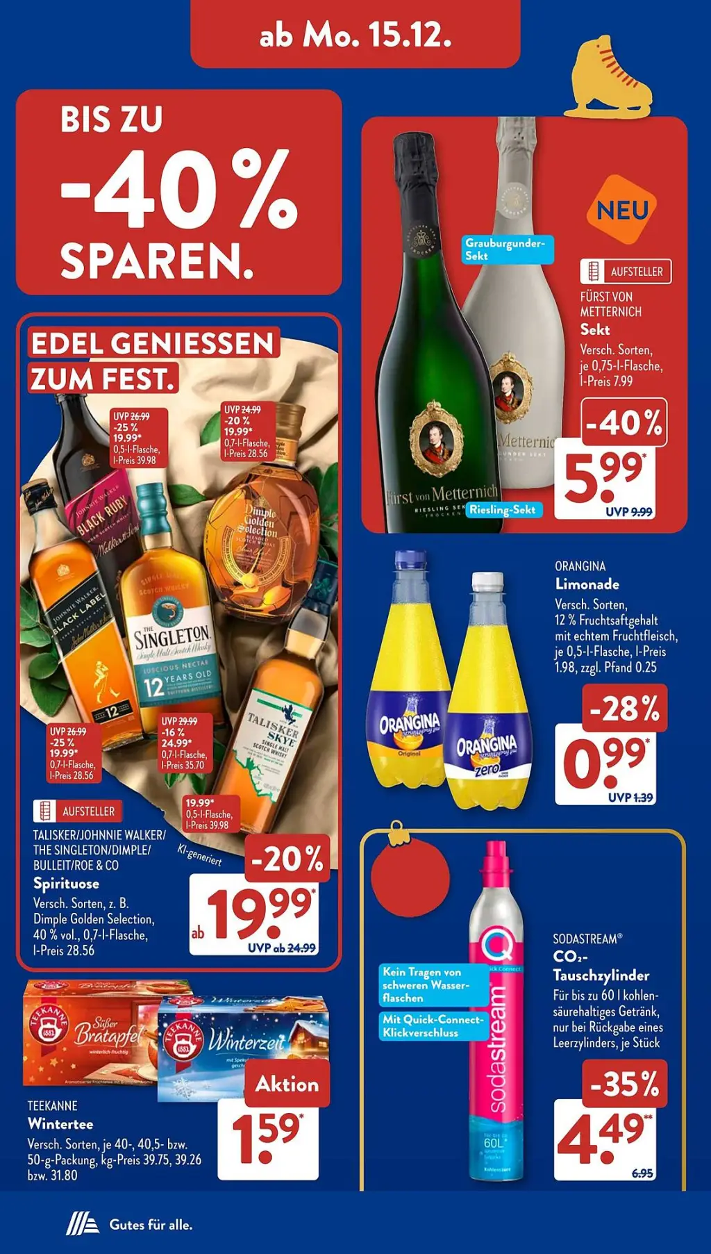 Aldi S&uuml;d Prospekt KW51 mit aktuellen Angeboten und attraktiven Rabatten – günstige Lebensmittel, Sparen Sie bei Aldi S&uuml;d Prospekt diese Woche!