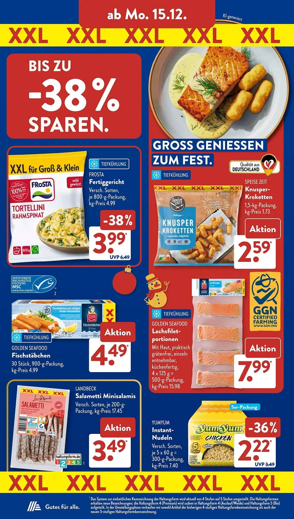 Aldi S&uuml;d Prospekt KW51 mit aktuellen Angeboten und attraktiven Rabatten – günstige Lebensmittel, Sparen Sie bei Aldi S&uuml;d Prospekt diese Woche!