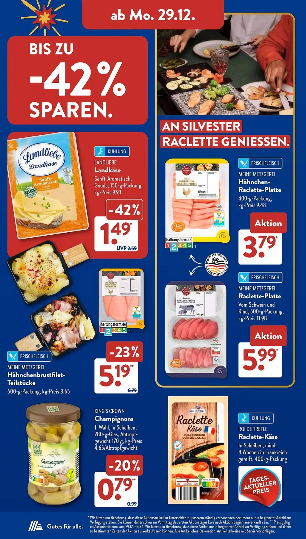 Aldi S&uuml;d Prospekt KW01 mit aktuellen Angeboten und attraktiven Rabatten – günstige Lebensmittel, Sparen Sie bei Aldi S&uuml;d Prospekt diese Woche!
