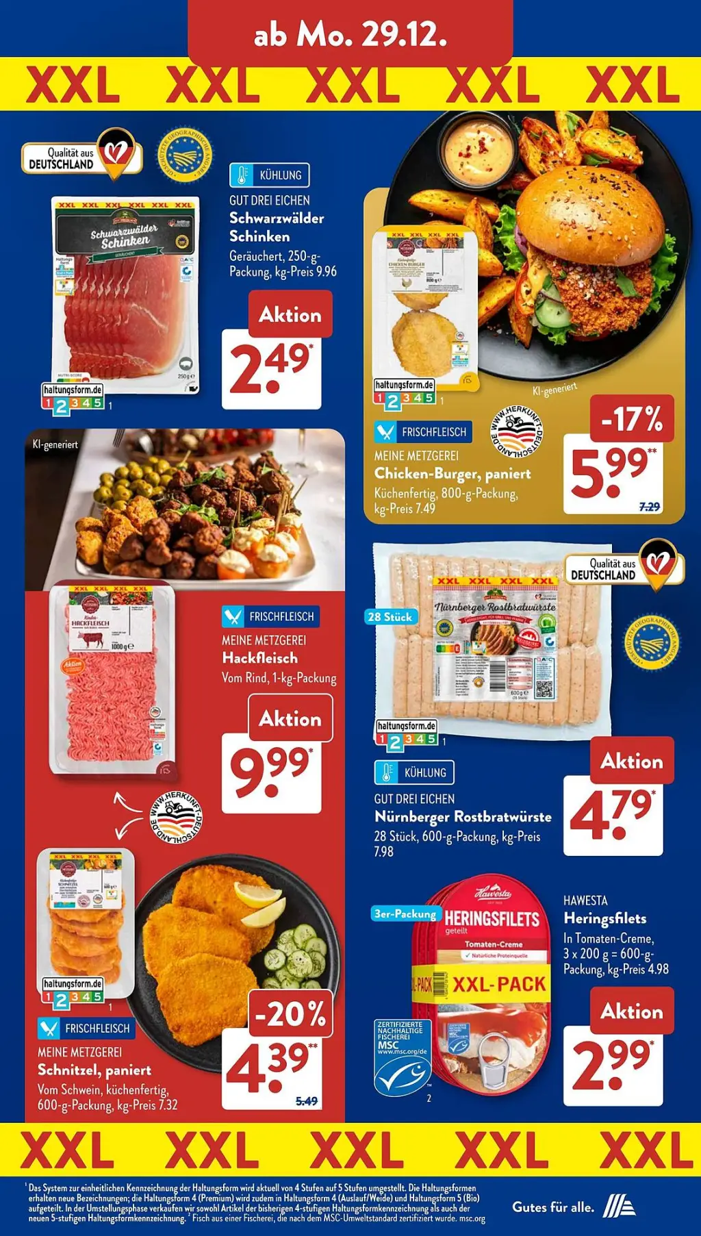 Aldi S&uuml;d Prospekt KW01 mit aktuellen Angeboten und attraktiven Rabatten – günstige Lebensmittel, Sparen Sie bei Aldi S&uuml;d Prospekt diese Woche!