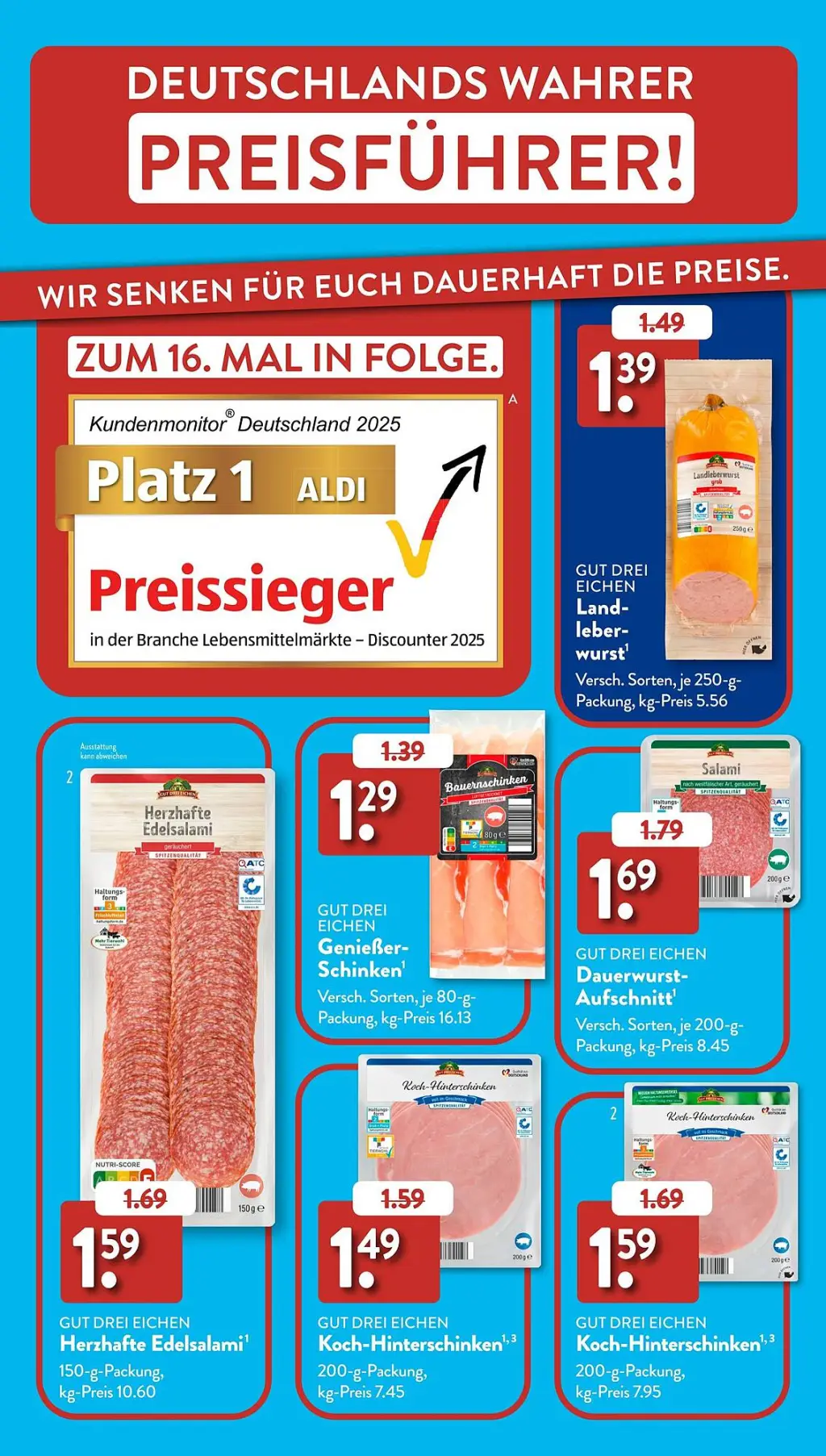 Aldi S&uuml;d Prospekt KW01 mit aktuellen Angeboten und attraktiven Rabatten – günstige Lebensmittel, Sparen Sie bei Aldi S&uuml;d Prospekt diese Woche!
