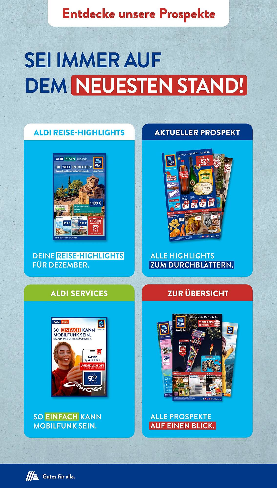 Aldi S&uuml;d Prospekt KW52 mit aktuellen Angeboten und attraktiven Rabatten – günstige Lebensmittel, Sparen Sie bei Aldi S&uuml;d Prospekt diese Woche!