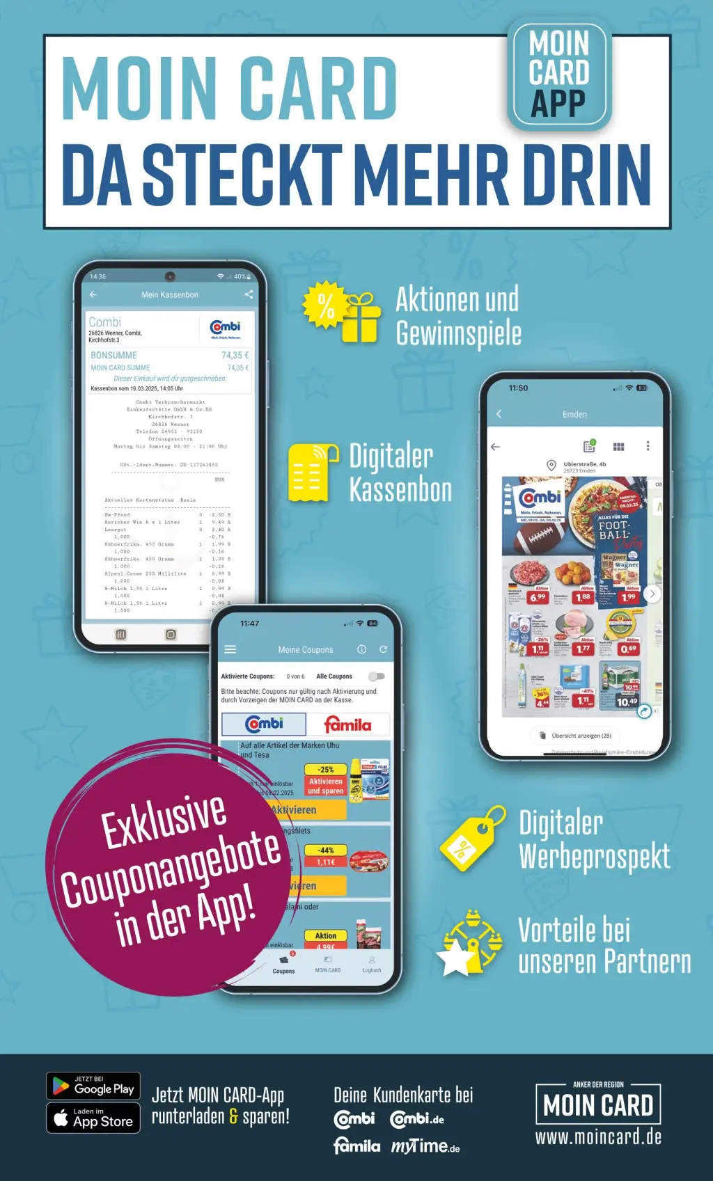 Combi Prospekt KW50 mit aktuellen Angeboten und attraktiven Rabatten – günstige Lebensmittel, Sparen Sie bei Combi Prospekt diese Woche!