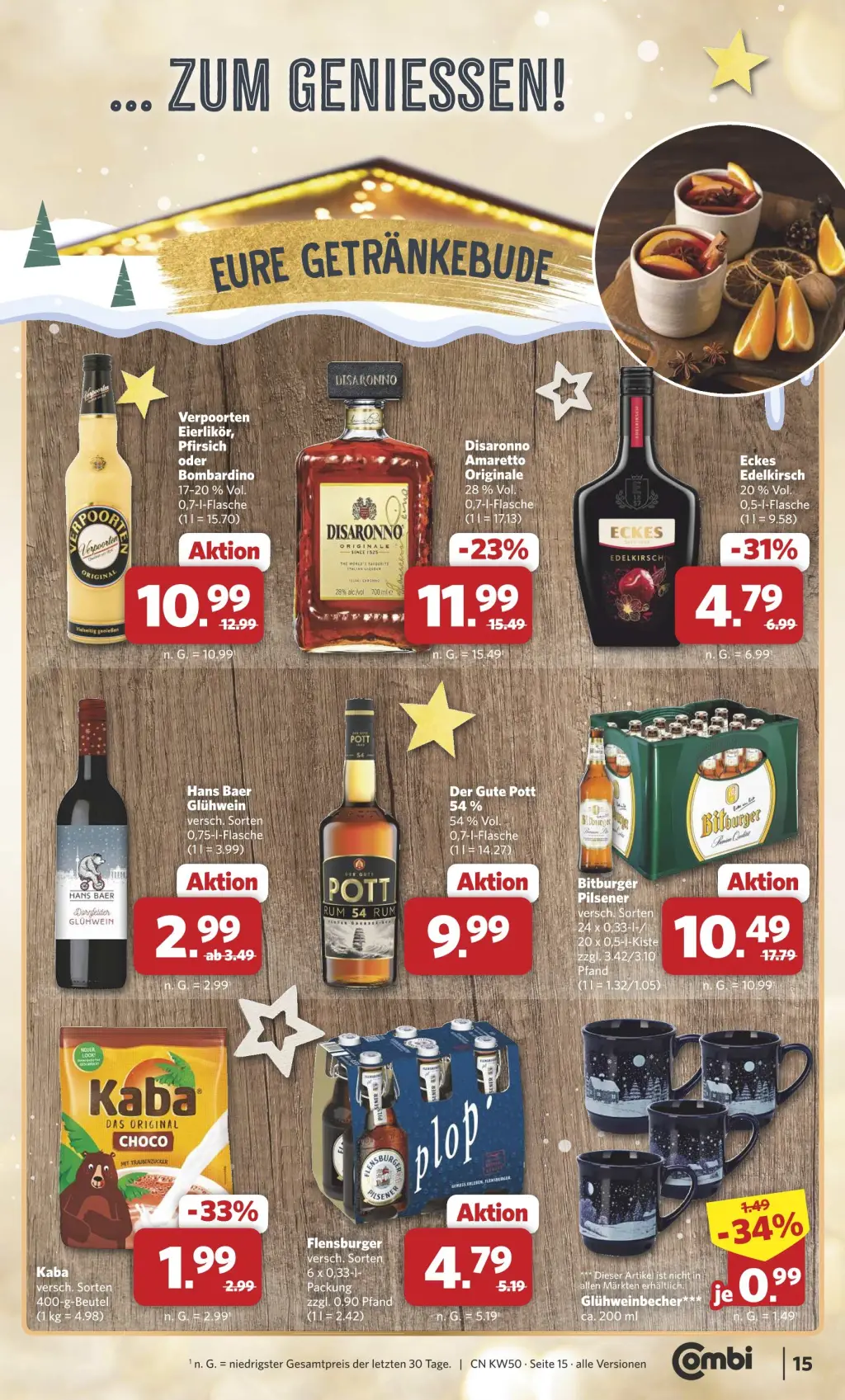 Combi Prospekt KW50 mit aktuellen Angeboten und attraktiven Rabatten – günstige Lebensmittel, Sparen Sie bei Combi Prospekt diese Woche!