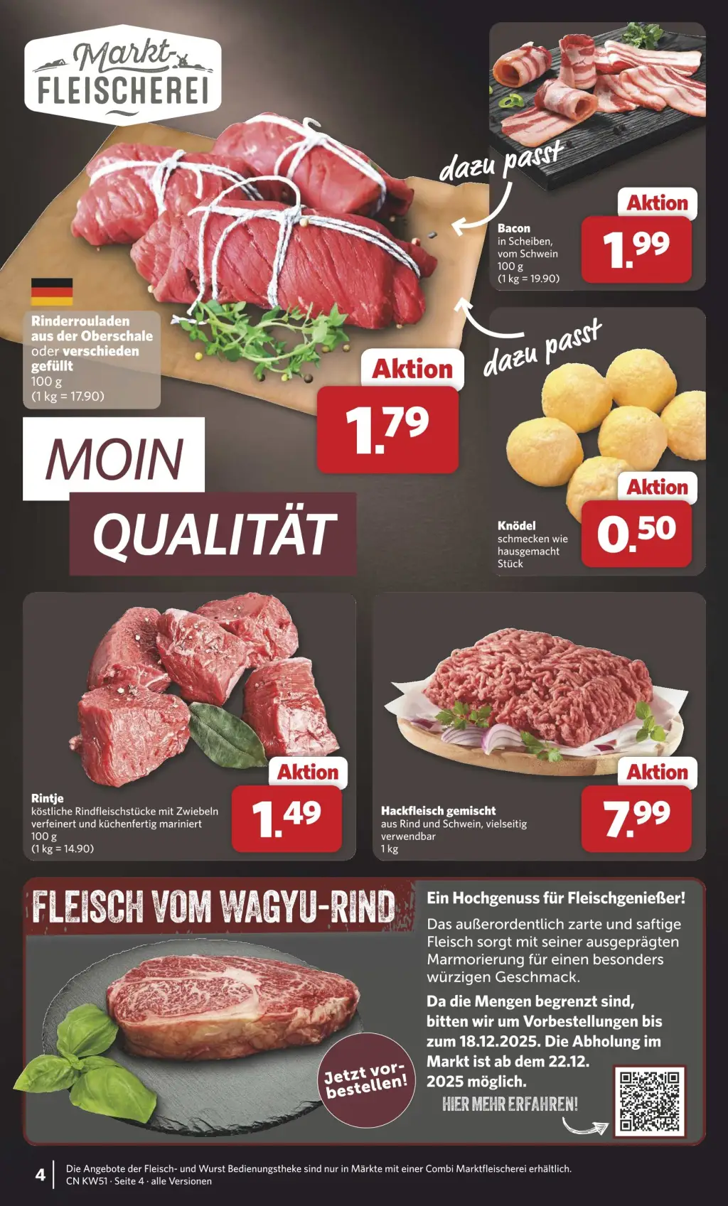 Combi Prospekt KW51 mit aktuellen Angeboten und attraktiven Rabatten – günstige Lebensmittel, Sparen Sie bei Combi Prospekt diese Woche!