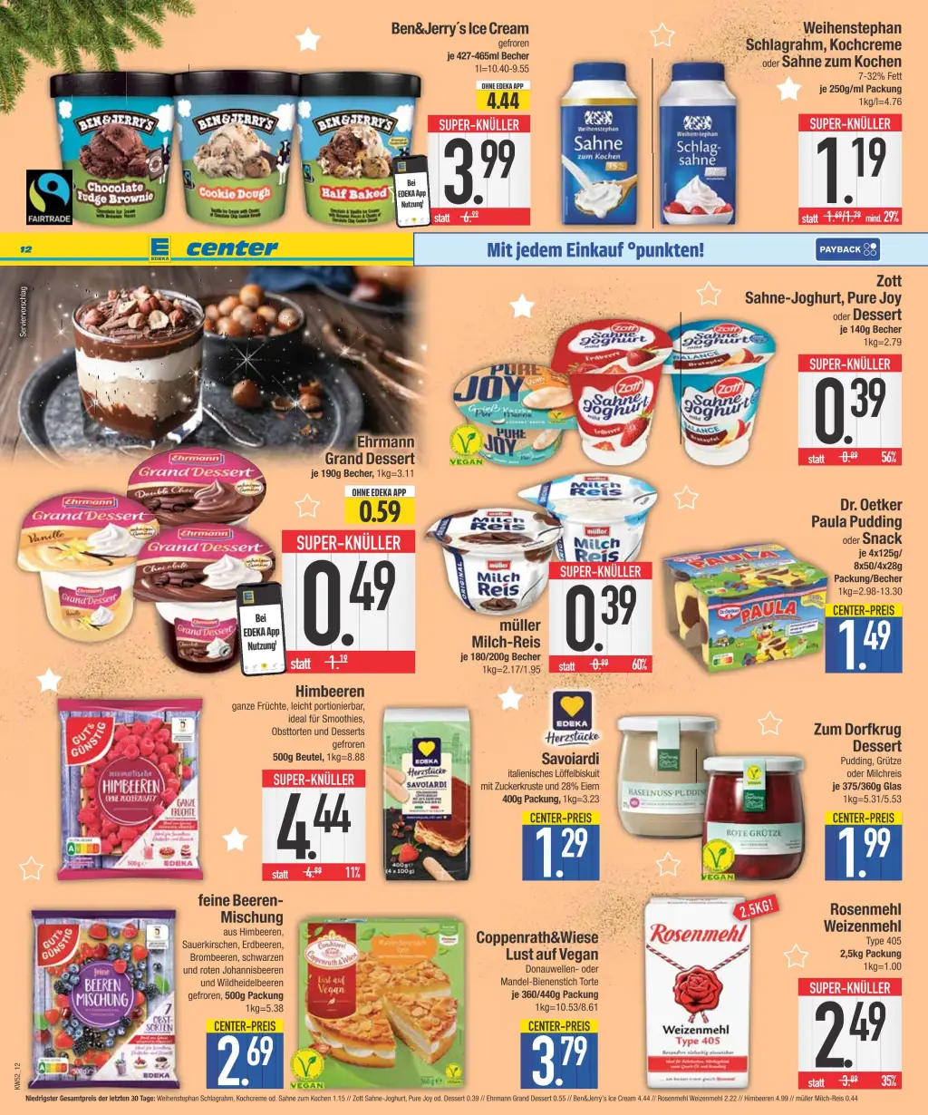 E-Center Prospekt KW52 mit aktuellen Angeboten und attraktiven Rabatten – günstige Lebensmittel, Sparen Sie bei E-Center Prospekt diese Woche!