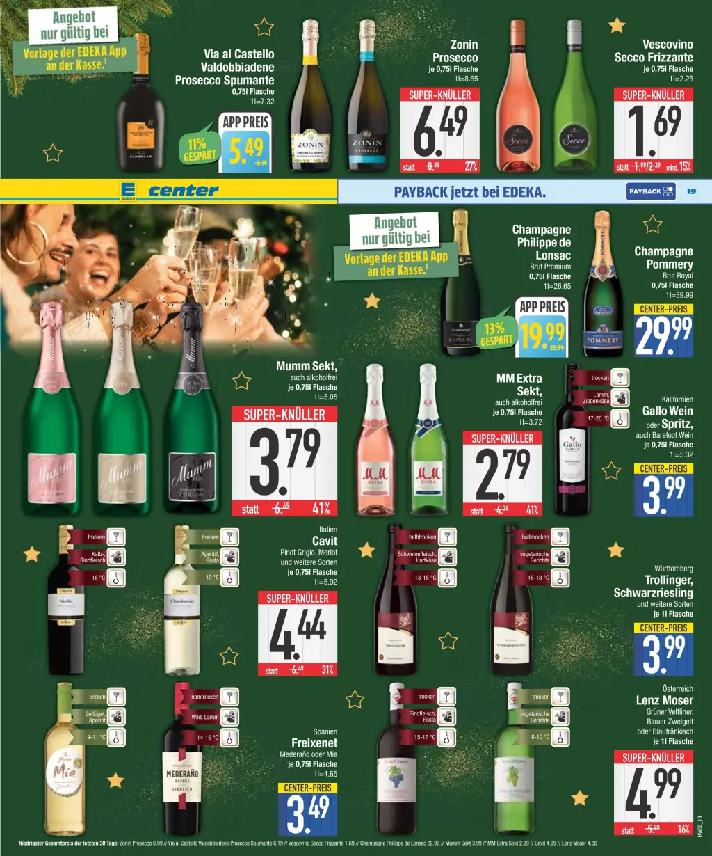 E-Center Prospekt KW52 mit aktuellen Angeboten und attraktiven Rabatten – günstige Lebensmittel, Sparen Sie bei E-Center Prospekt diese Woche!
