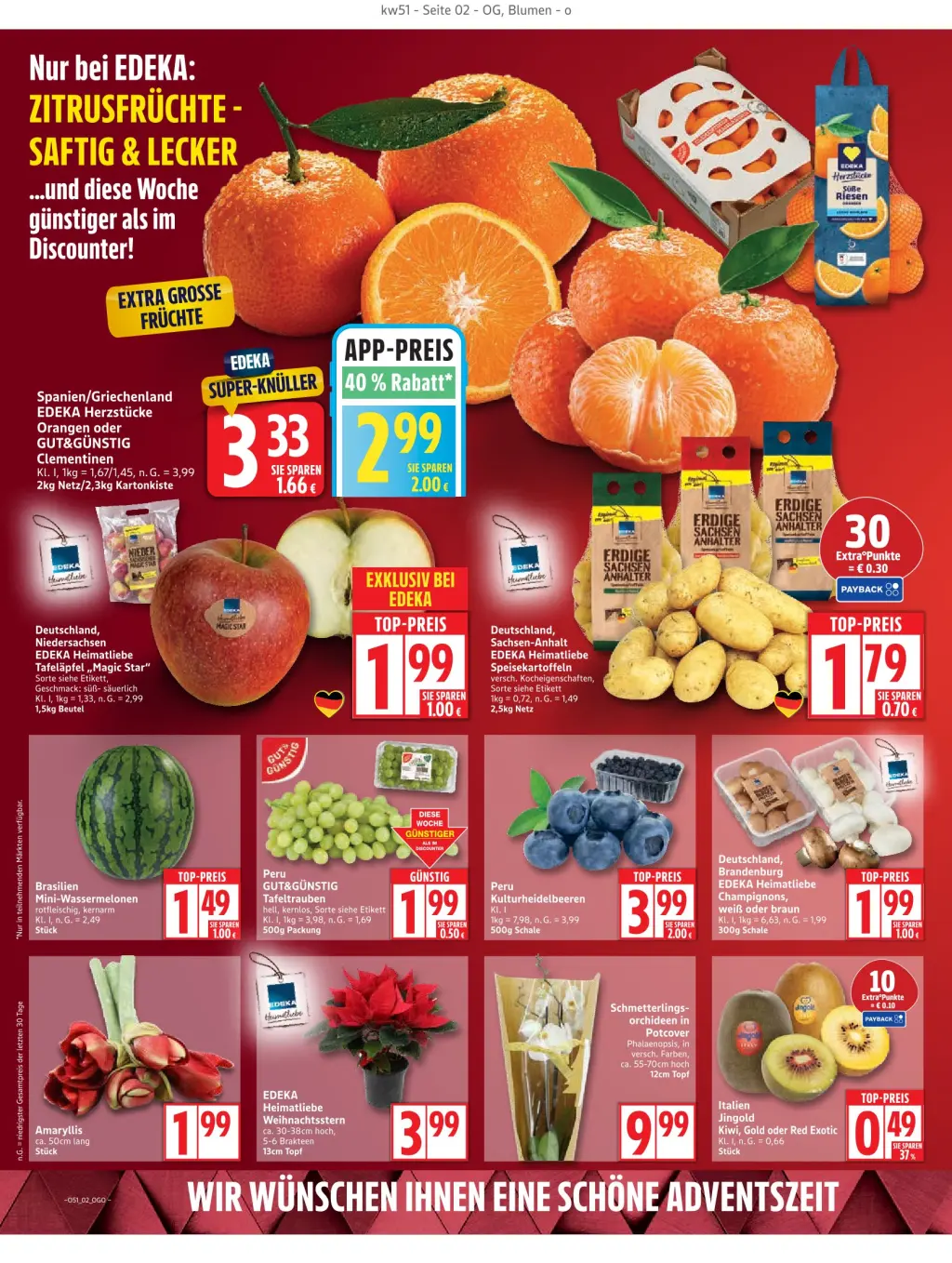 Edeka Prospekt KW51 mit aktuellen Angeboten und attraktiven Rabatten – günstige Lebensmittel, Sparen Sie bei Edeka Prospekt diese Woche! Edeka Prospekt KW51 mit aktuellen Angeboten und attraktiven Rabatten – günstige Lebensmittel, Sparen Sie bei Edeka Prospekt diese Woche!