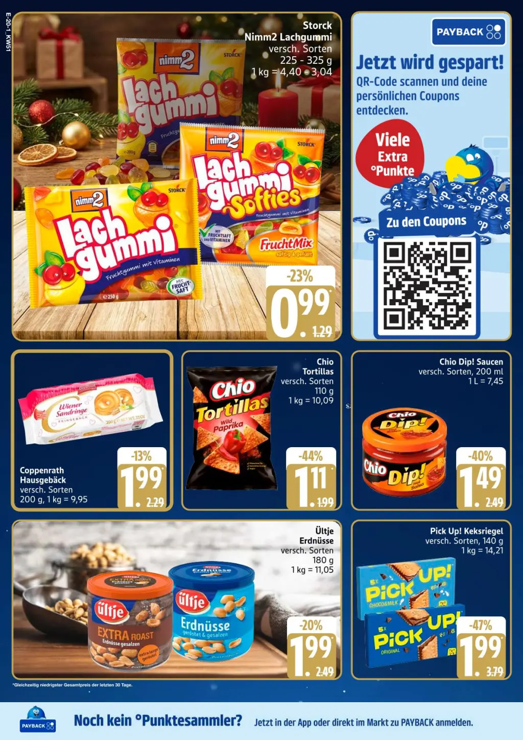 Edeka Prospekt KW51 mit aktuellen Angeboten und attraktiven Rabatten – günstige Lebensmittel, Sparen Sie bei Edeka Prospekt diese Woche!