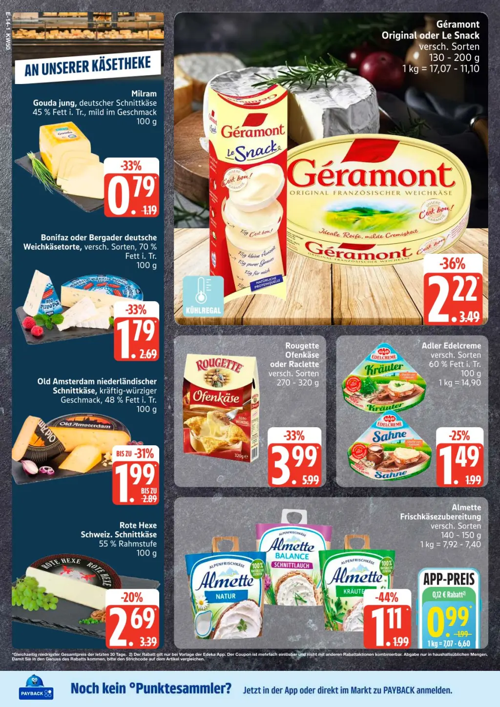 Edeka Prospekt KW50 mit aktuellen Angeboten und attraktiven Rabatten – günstige Lebensmittel, Sparen Sie bei Edeka Prospekt diese Woche!