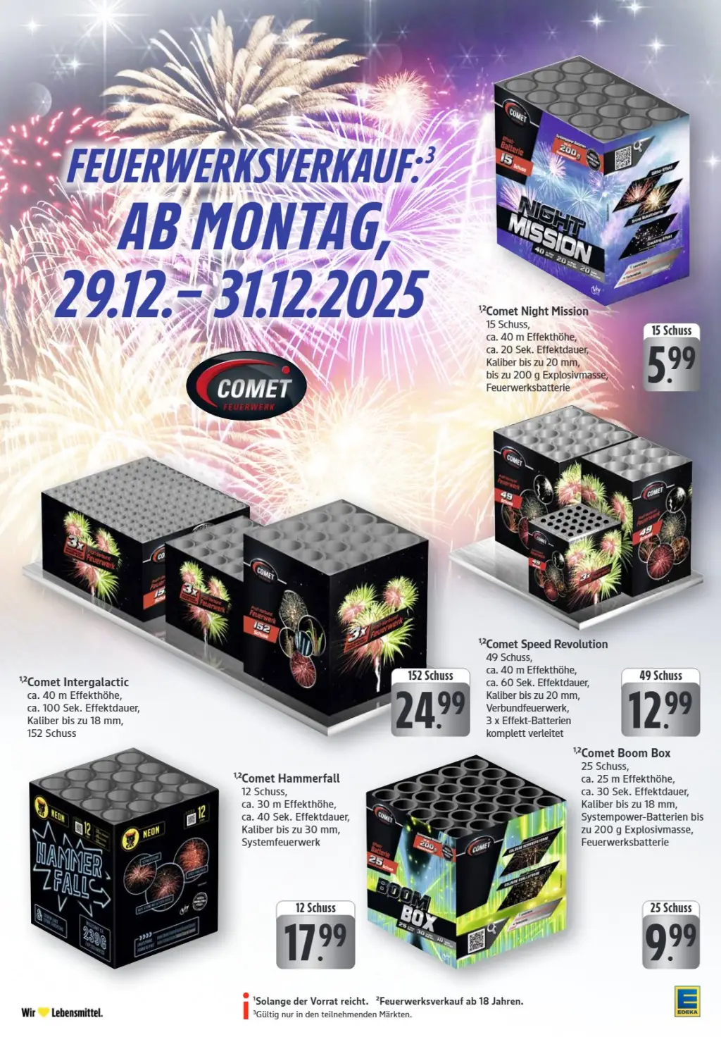 Edeka Prospekt KW01 mit aktuellen Angeboten und attraktiven Rabatten – günstige Lebensmittel, Sparen Sie bei Edeka Prospekt diese Woche!