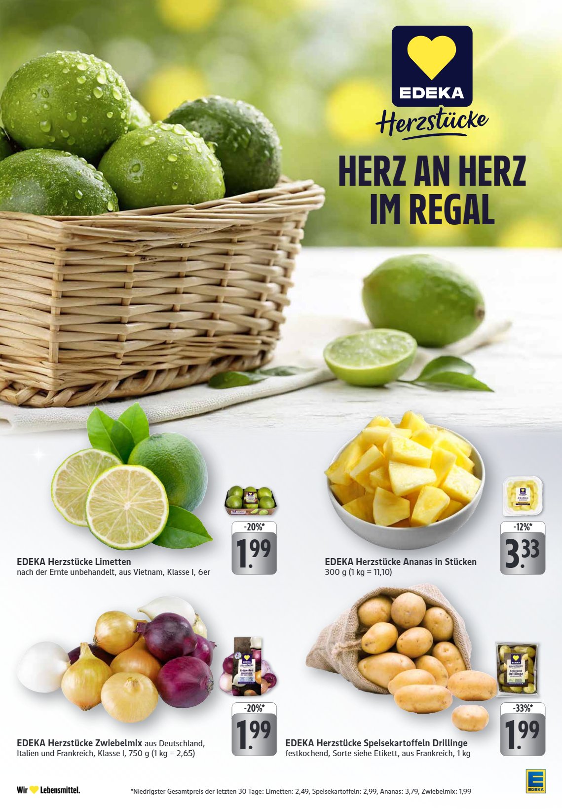 Edeka Prospekt KW01 mit aktuellen Angeboten und attraktiven Rabatten – günstige Lebensmittel, Sparen Sie bei Edeka Prospekt diese Woche!