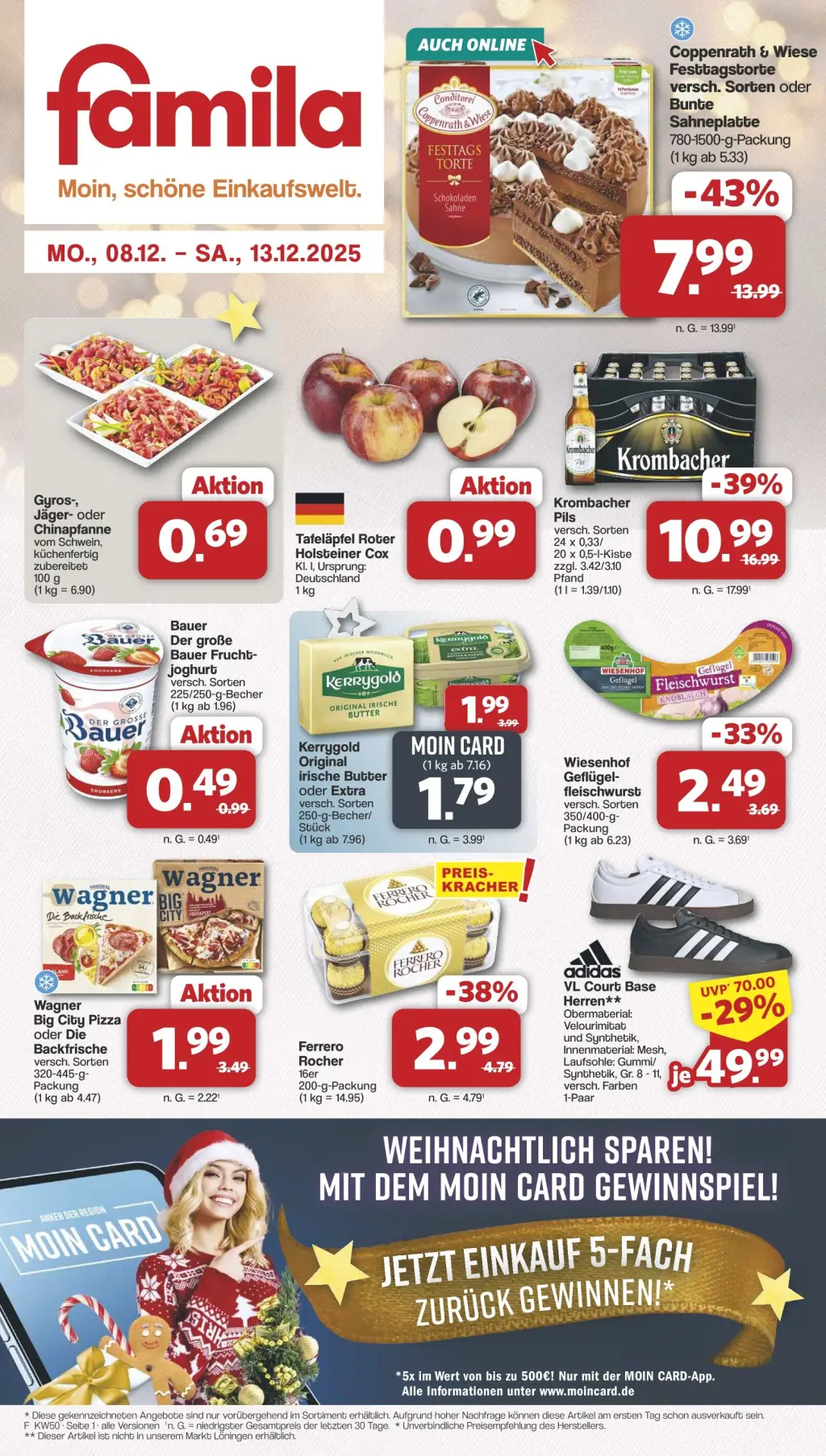 Famila Prospekt KW50 mit aktuellen Angeboten und attraktiven Rabatten – günstige Lebensmittel, Sparen Sie bei Famila Prospekt diese Woche! Famila Prospekt KW50 mit aktuellen Angeboten und attraktiven Rabatten – günstige Lebensmittel, Sparen Sie bei Famila Prospekt diese Woche!