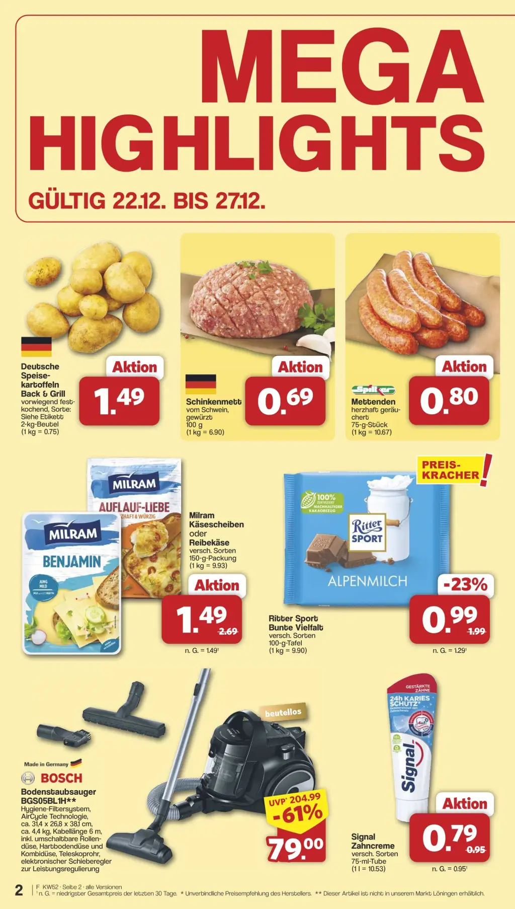 Famila Prospekt KW52 mit aktuellen Angeboten und attraktiven Rabatten – günstige Lebensmittel, Sparen Sie bei Famila Prospekt diese Woche!