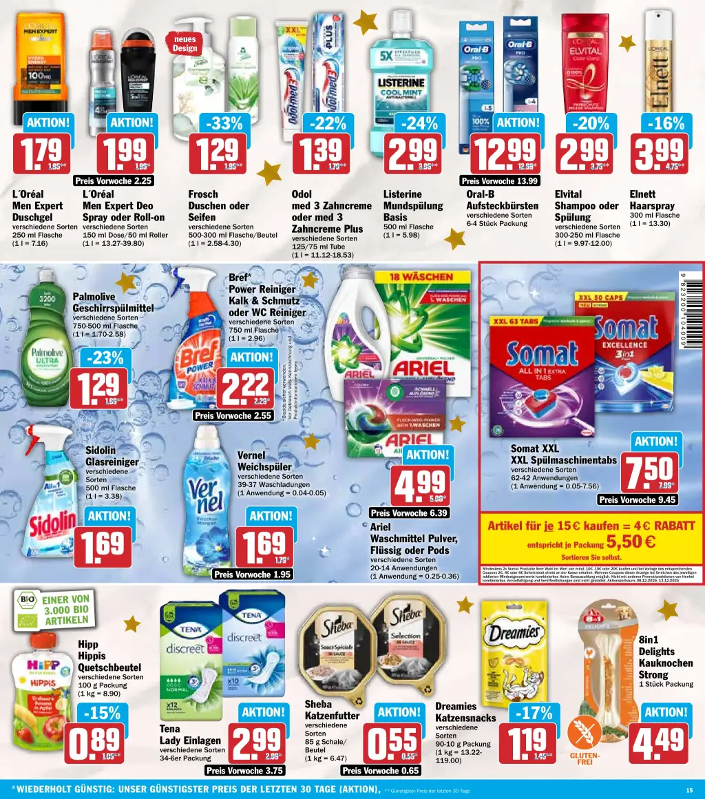 Hit Prospekt KW50 mit aktuellen Angeboten und attraktiven Rabatten – günstige Lebensmittel, Sparen Sie bei Hit Prospekt diese Woche!