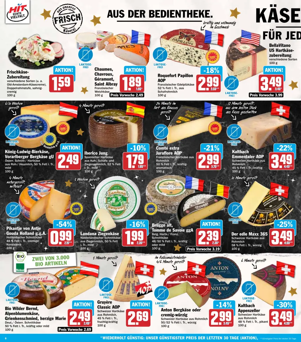 Hit Prospekt KW50 mit aktuellen Angeboten und attraktiven Rabatten – günstige Lebensmittel, Sparen Sie bei Hit Prospekt diese Woche!