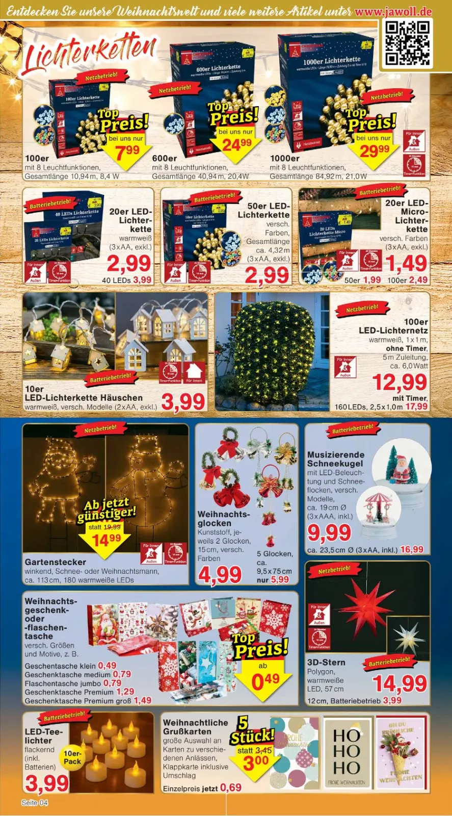 Jawoll Prospekt KW51 mit aktuellen Angeboten und attraktiven Rabatten – günstige Lebensmittel, Sparen Sie bei Jawoll Prospekt diese Woche!