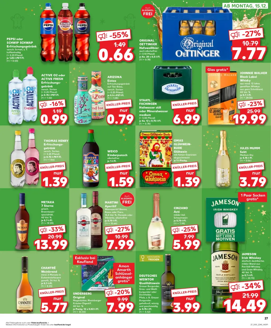 Kaufland Prospekt KW50 mit aktuellen Angeboten und attraktiven Rabatten – günstige Lebensmittel, Sparen Sie bei Kaufland Prospekt diese Woche!