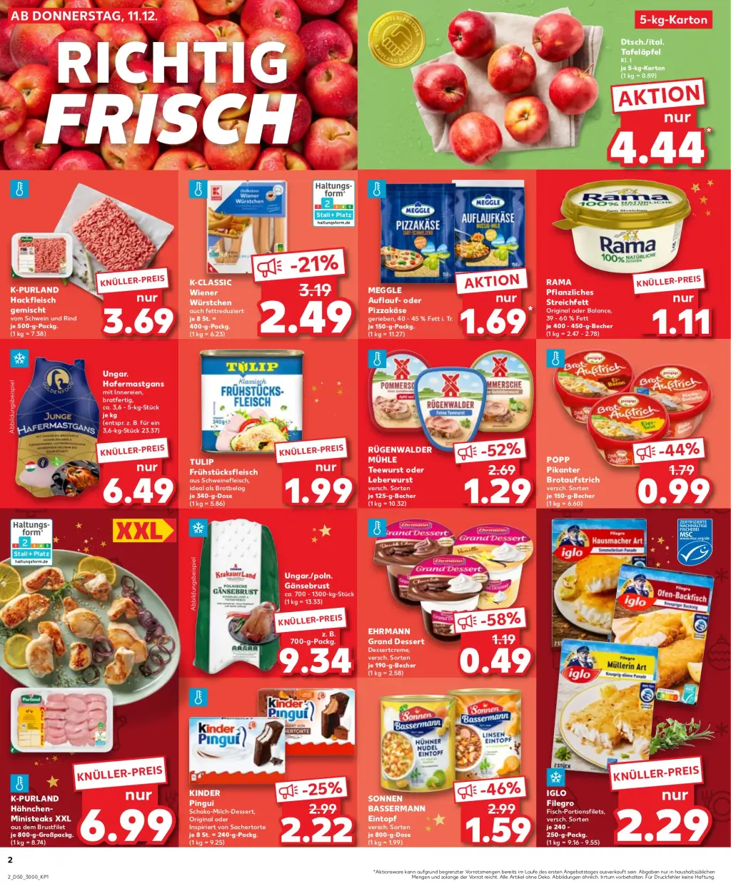 Kaufland Prospekt KW50 mit aktuellen Angeboten und attraktiven Rabatten – günstige Lebensmittel, Sparen Sie bei Kaufland Prospekt diese Woche! Kaufland Prospekt KW50 mit aktuellen Angeboten und attraktiven Rabatten – günstige Lebensmittel, Sparen Sie bei Kaufland Prospekt diese Woche!