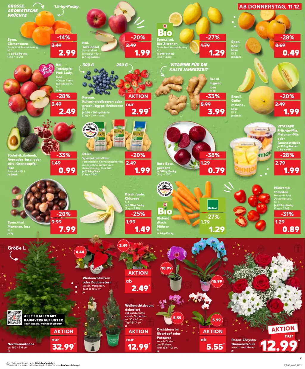 Kaufland Prospekt KW50 mit aktuellen Angeboten und attraktiven Rabatten – günstige Lebensmittel, Sparen Sie bei Kaufland Prospekt diese Woche!