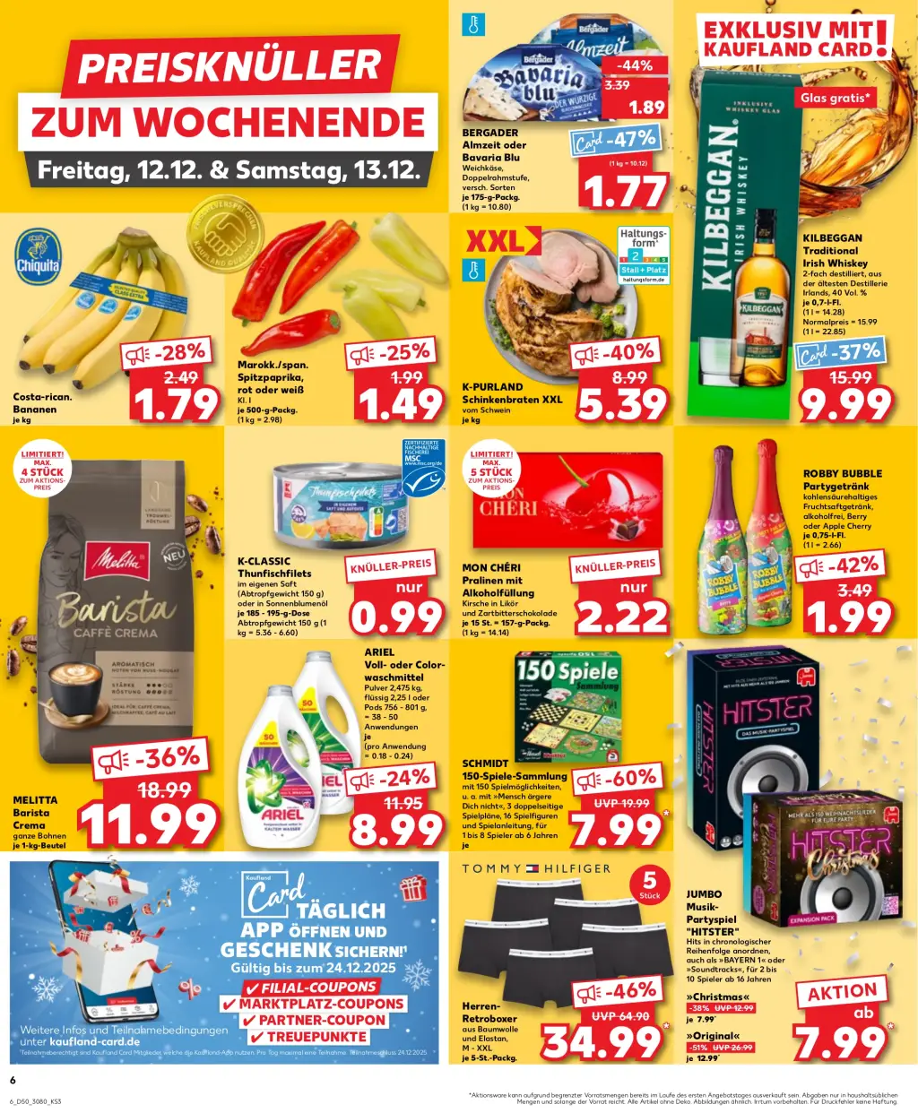 Kaufland Prospekt KW50 mit aktuellen Angeboten und attraktiven Rabatten – günstige Lebensmittel, Sparen Sie bei Kaufland Prospekt diese Woche!