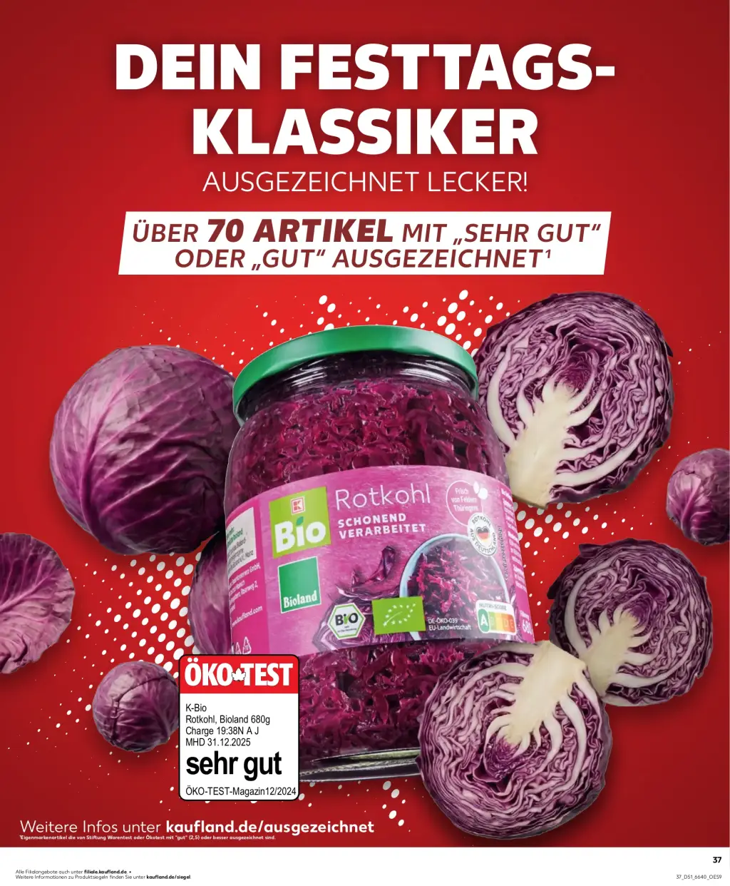 Kaufland Prospekt KW51 mit aktuellen Angeboten und attraktiven Rabatten – günstige Lebensmittel, Sparen Sie bei Kaufland Prospekt diese Woche!