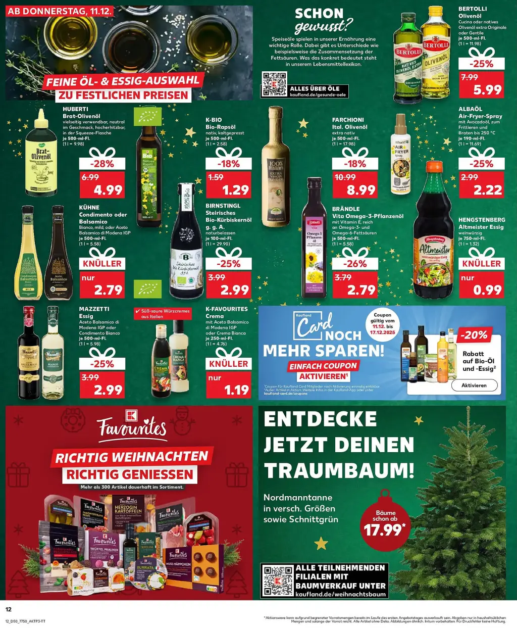 Kaufland Prospekt KW51 mit aktuellen Angeboten und attraktiven Rabatten – günstige Lebensmittel, Sparen Sie bei Kaufland Prospekt diese Woche!