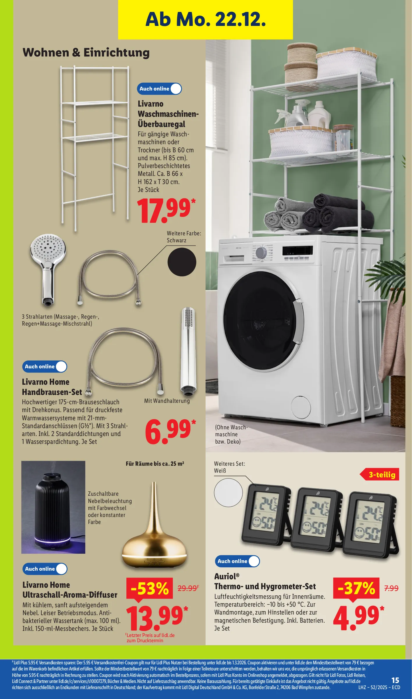 Lidl Prospekt KW52 mit aktuellen Angeboten und attraktiven Rabatten – günstige Lebensmittel, Sparen Sie bei Lidl Prospekt diese Woche!