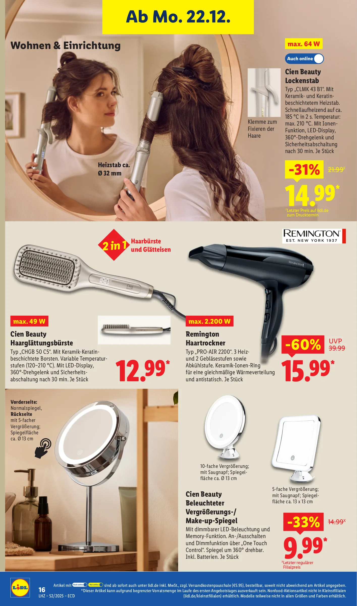 Lidl Prospekt KW52 mit aktuellen Angeboten und attraktiven Rabatten – günstige Lebensmittel, Sparen Sie bei Lidl Prospekt diese Woche!