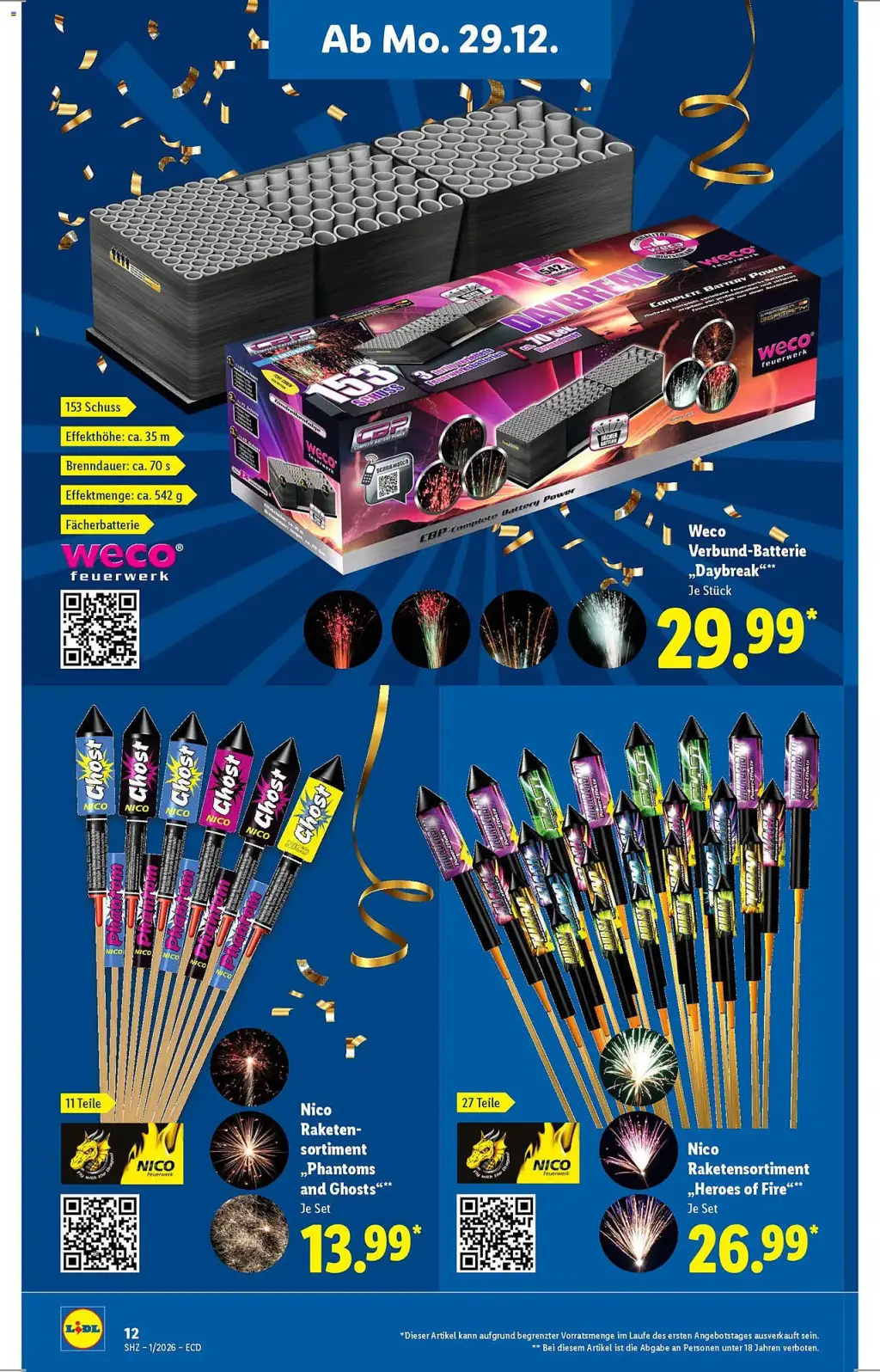 Lidl Prospekt KW01 mit aktuellen Angeboten und attraktiven Rabatten – günstige Lebensmittel, Sparen Sie bei Lidl Prospekt diese Woche!