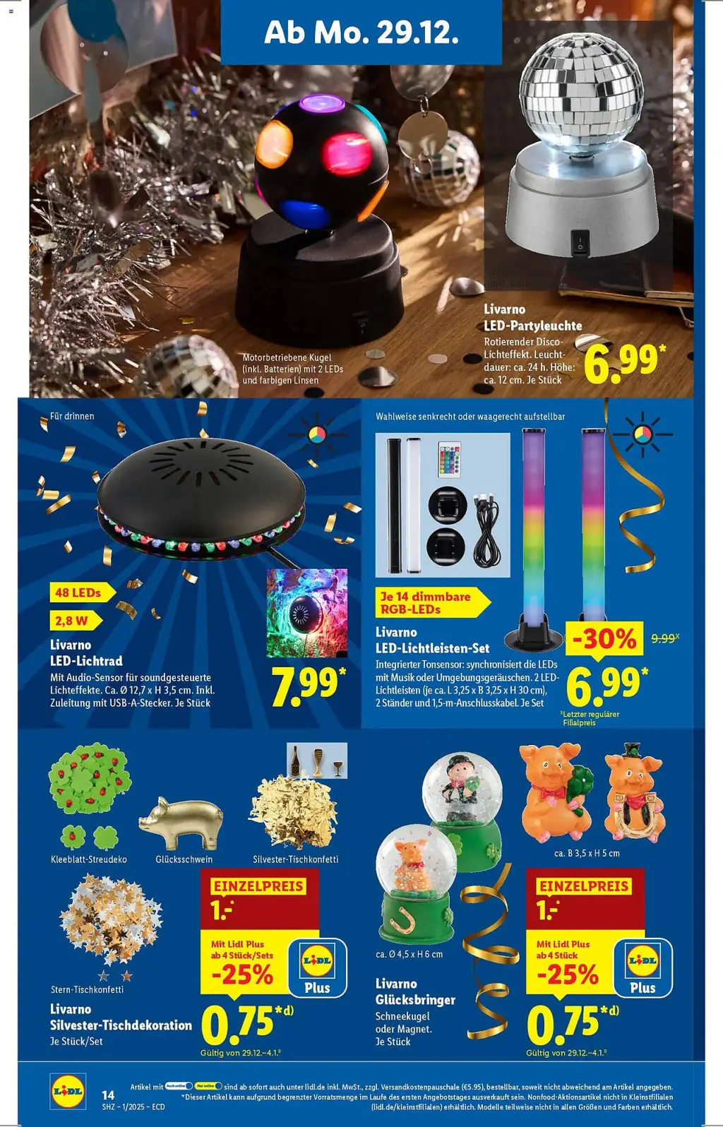 Lidl Prospekt KW01 mit aktuellen Angeboten und attraktiven Rabatten – günstige Lebensmittel, Sparen Sie bei Lidl Prospekt diese Woche!