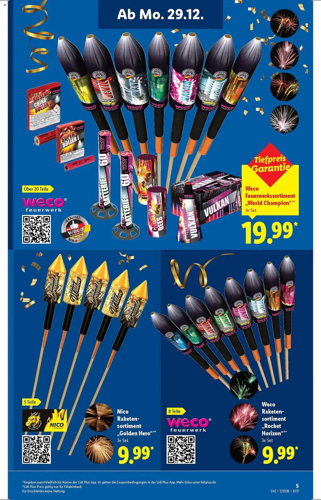 Lidl Prospekt KW01 mit aktuellen Angeboten und attraktiven Rabatten – günstige Lebensmittel, Sparen Sie bei Lidl Prospekt diese Woche!