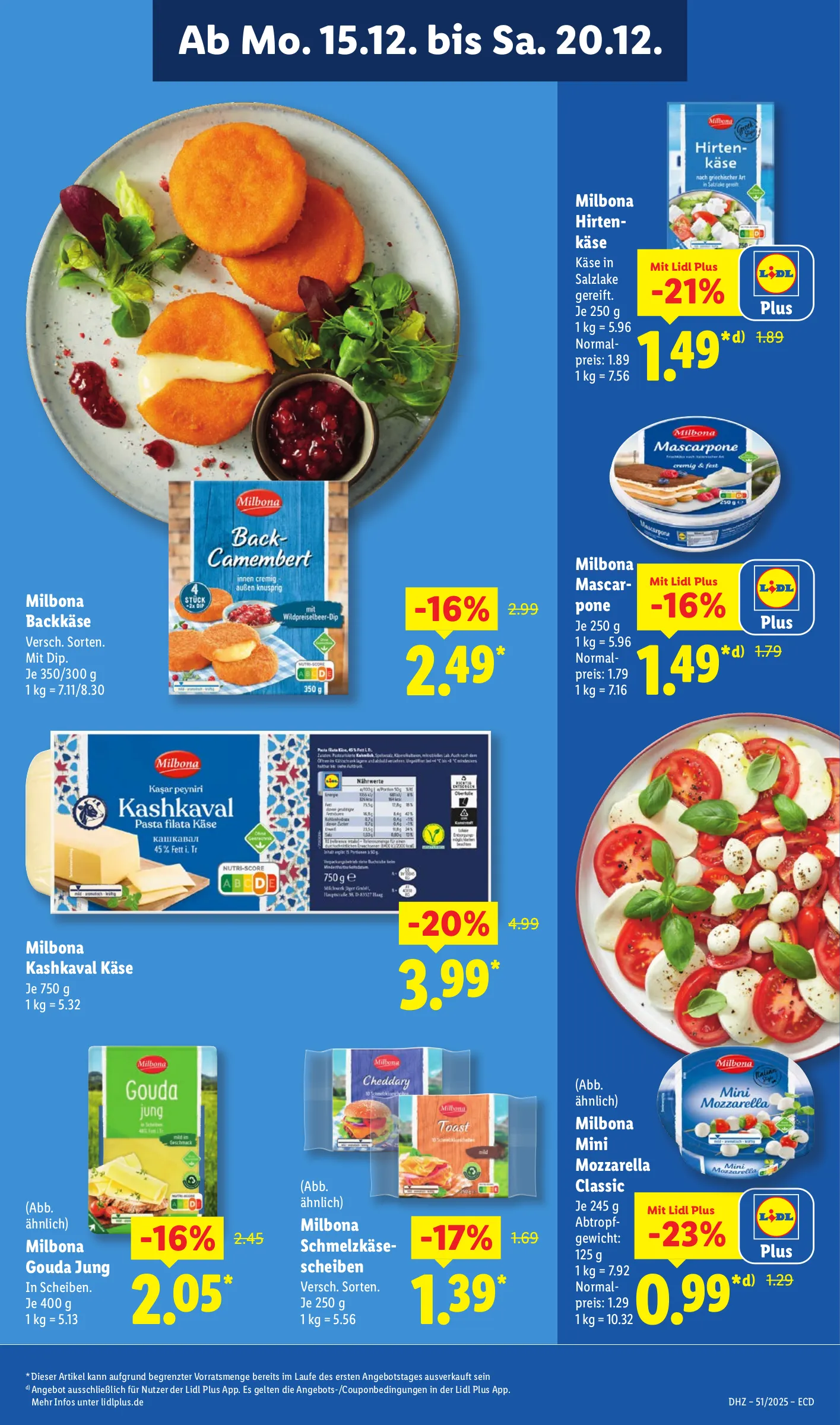Lidl Prospekt KW51 mit aktuellen Angeboten und attraktiven Rabatten – günstige Lebensmittel, Sparen Sie bei Lidl Prospekt diese Woche!