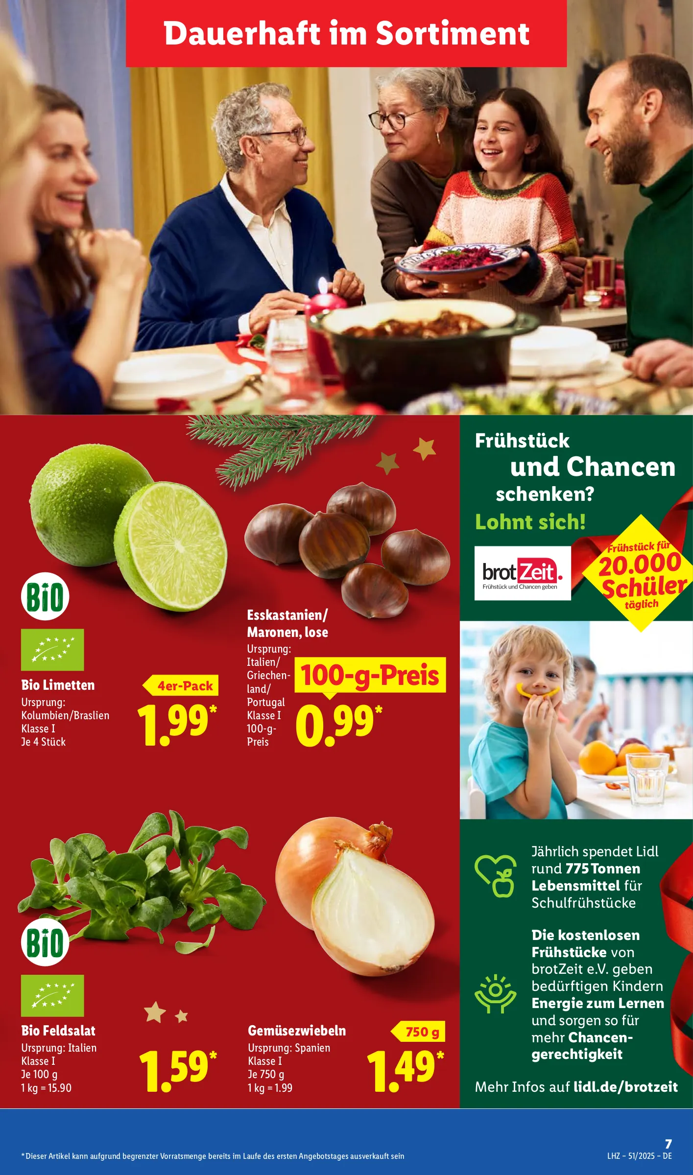 Lidl Prospekt KW51 mit aktuellen Angeboten und attraktiven Rabatten – günstige Lebensmittel, Sparen Sie bei Lidl Prospekt diese Woche!