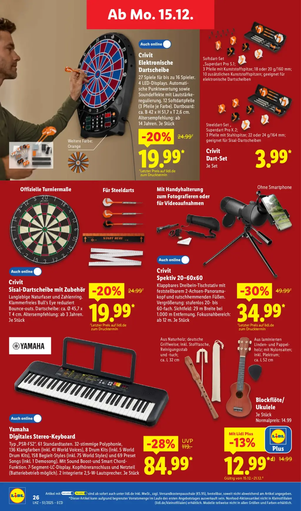 Lidl Prospekt KW51 mit aktuellen Angeboten und attraktiven Rabatten – günstige Lebensmittel, Sparen Sie bei Lidl Prospekt diese Woche!