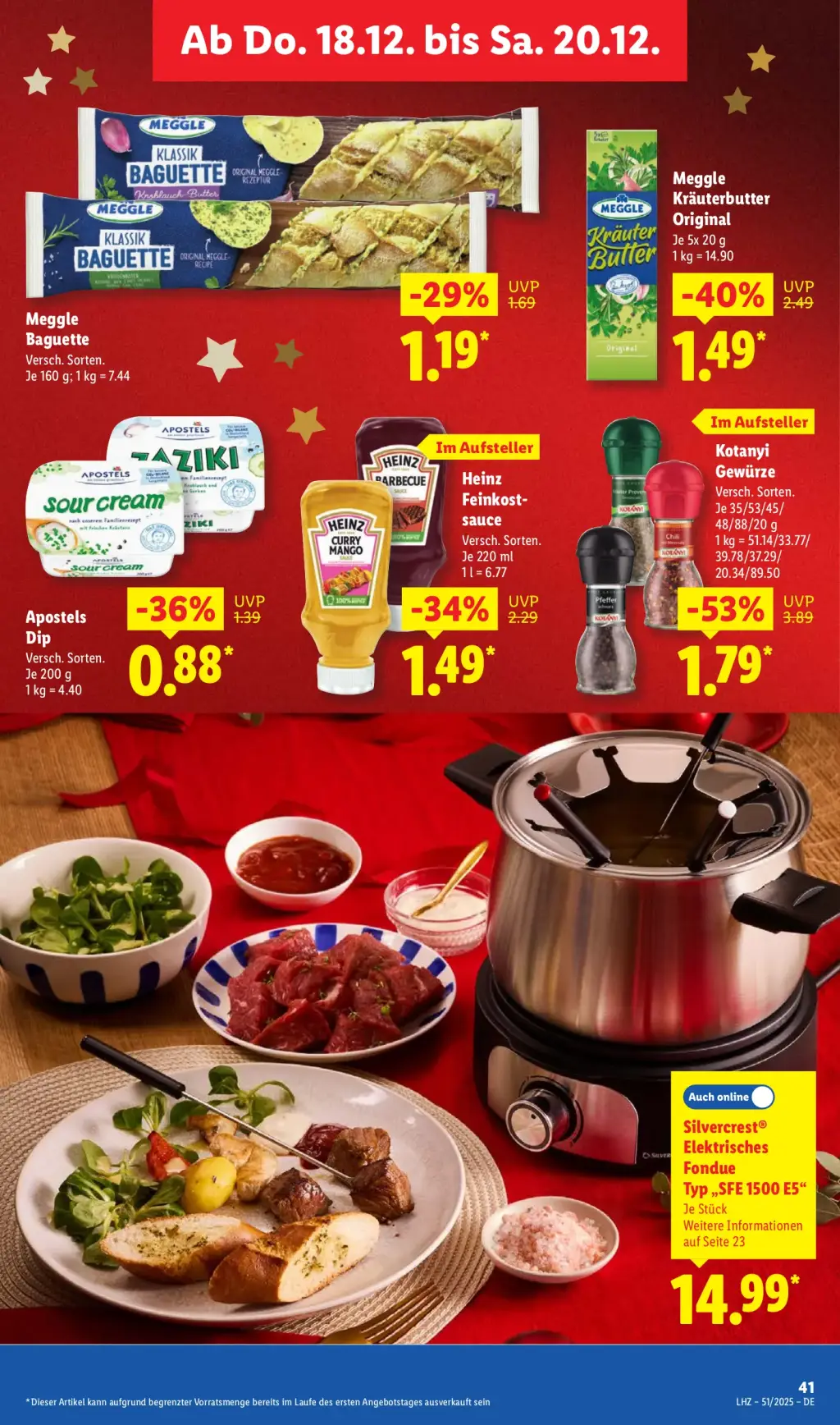 Lidl Prospekt KW51 mit aktuellen Angeboten und attraktiven Rabatten – günstige Lebensmittel, Sparen Sie bei Lidl Prospekt diese Woche!