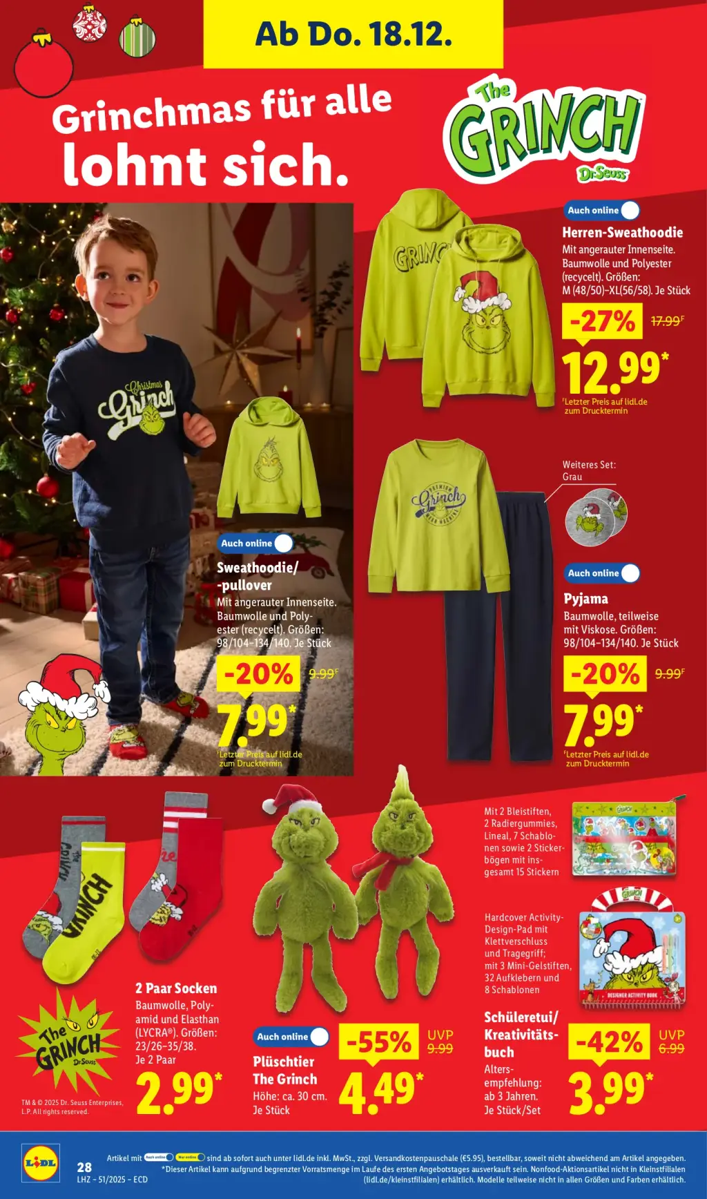 Lidl Prospekt KW51 mit aktuellen Angeboten und attraktiven Rabatten – günstige Lebensmittel, Sparen Sie bei Lidl Prospekt diese Woche!