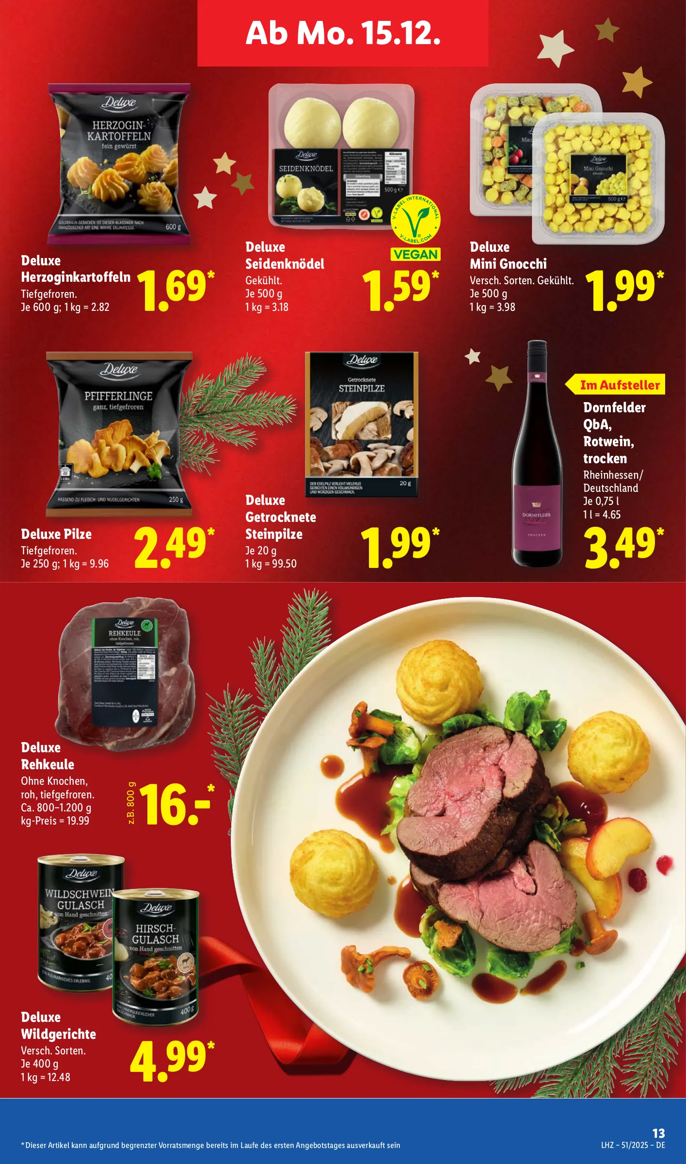 Lidl Prospekt KW51 mit aktuellen Angeboten und attraktiven Rabatten – günstige Lebensmittel, Sparen Sie bei Lidl Prospekt diese Woche!