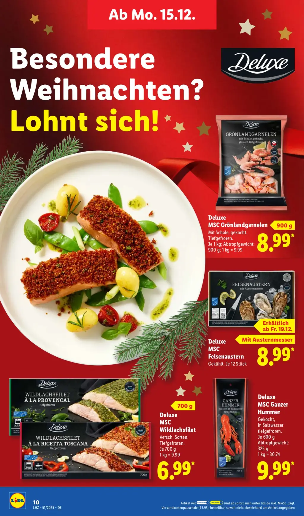 Lidl Prospekt KW51 mit aktuellen Angeboten und attraktiven Rabatten – günstige Lebensmittel, Sparen Sie bei Lidl Prospekt diese Woche!