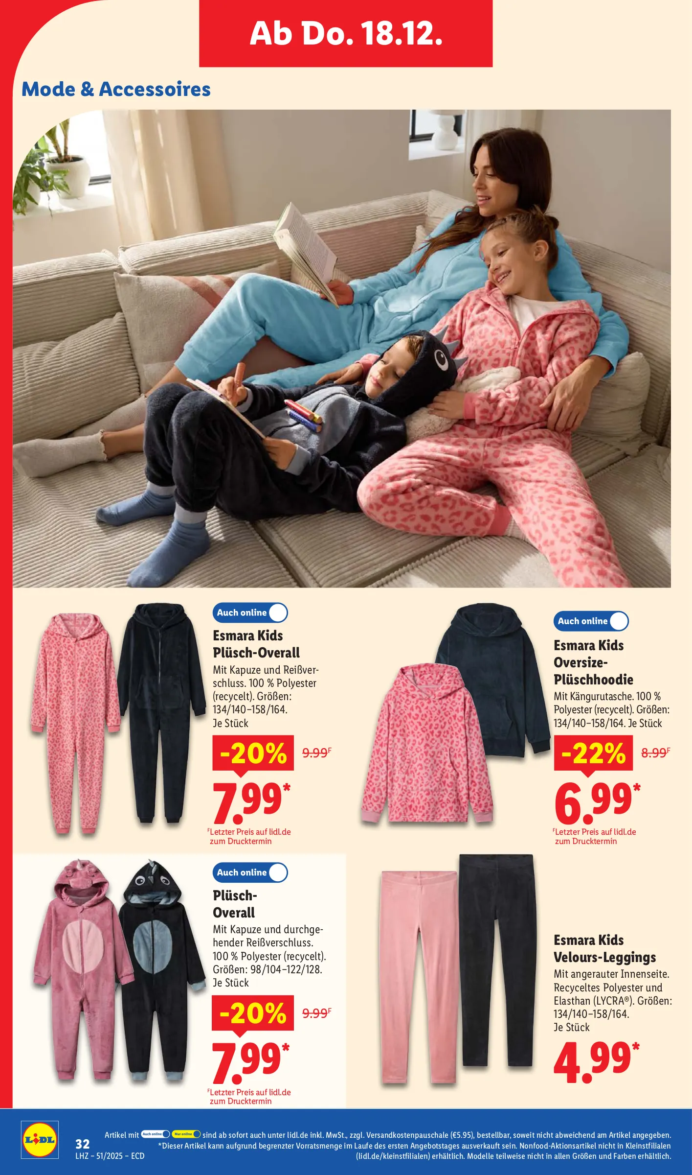 Lidl Prospekt KW51 mit aktuellen Angeboten und attraktiven Rabatten – günstige Lebensmittel, Sparen Sie bei Lidl Prospekt diese Woche!